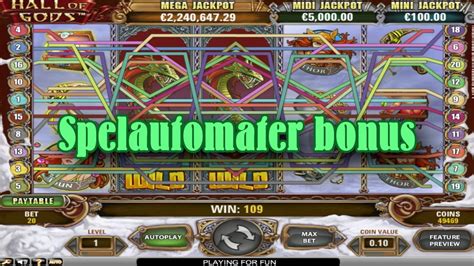 spelautomater bonus